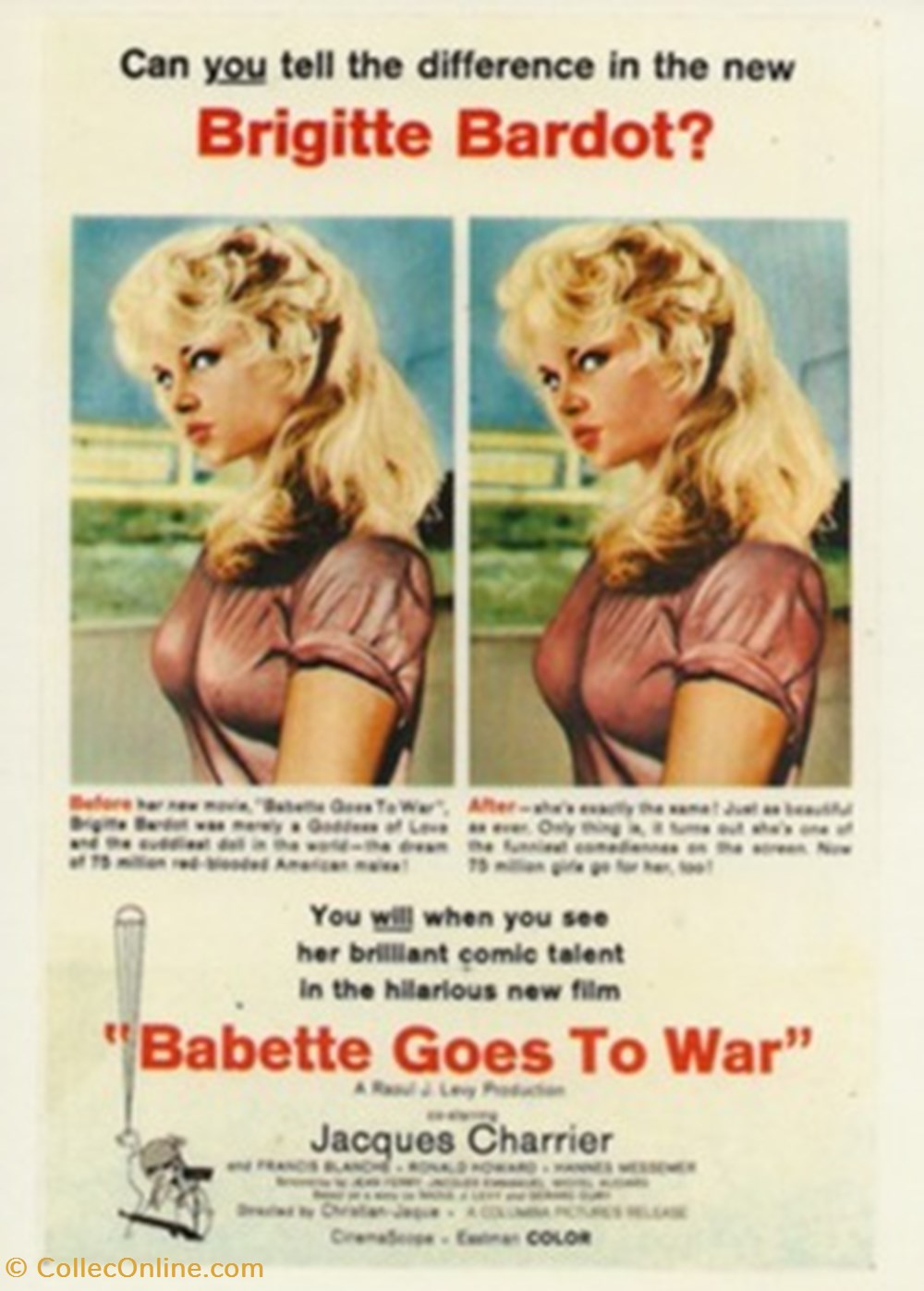 cartes postales autres babette goes to war
