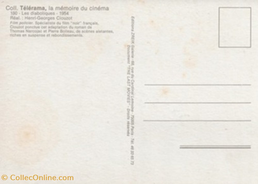 Les diaboliques cartes postales autres les diaboliques