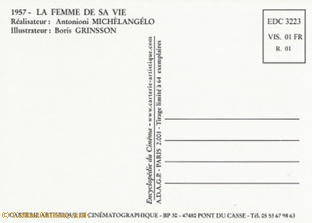 La femme de sa vie cartes postales autres la femme de sa vie