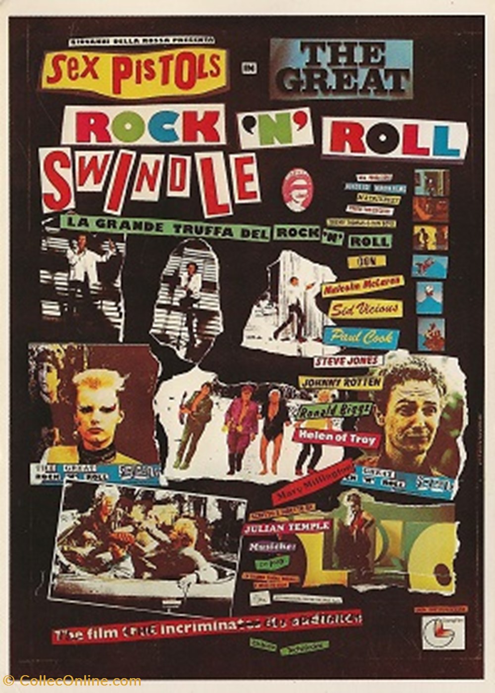 The great rock'n'roll swindle cartes postales autres the great rock n roll swindle