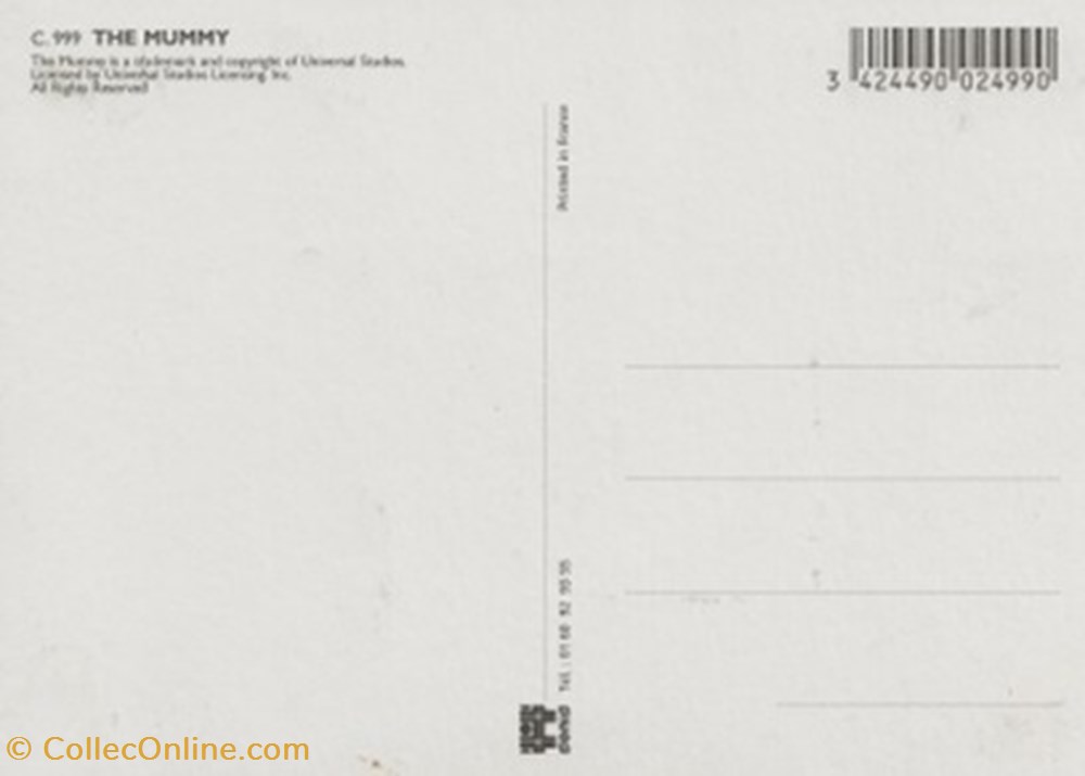 The mummy cartes postales autres the mummy