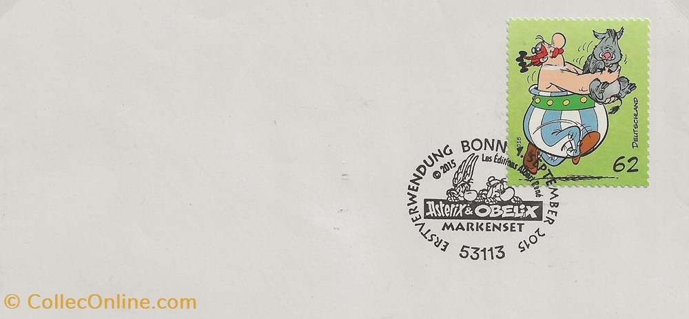 timbres bonn allemagne 2015 asterix obelix