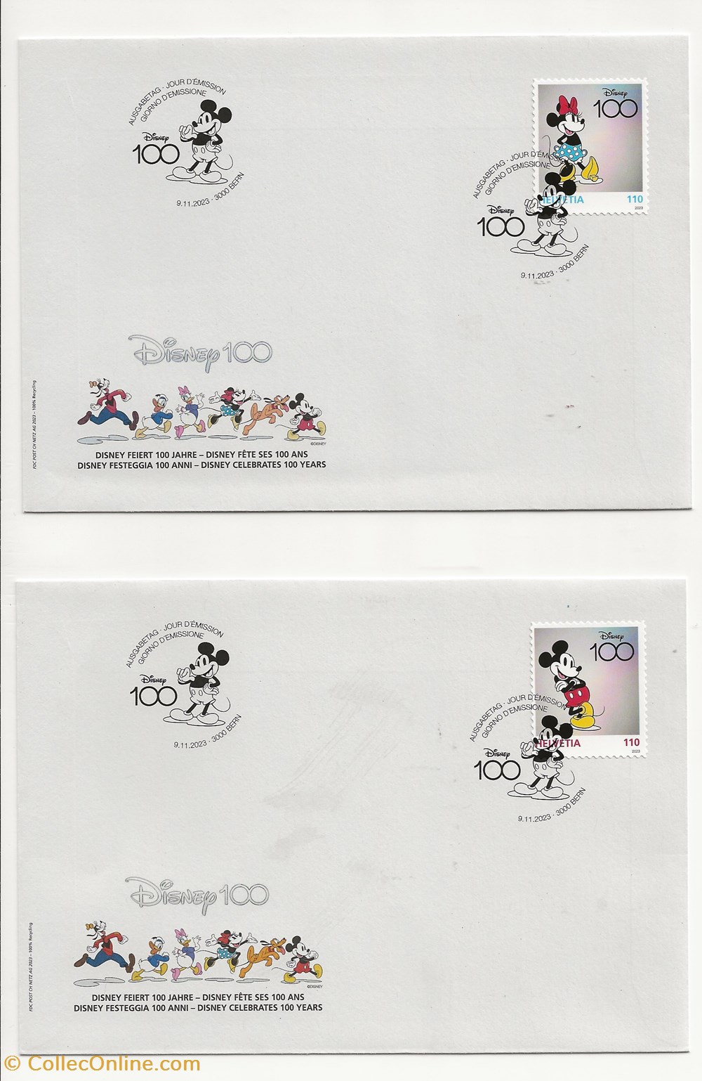 timbres berne suisse 2023 disney fete ses 100 ans