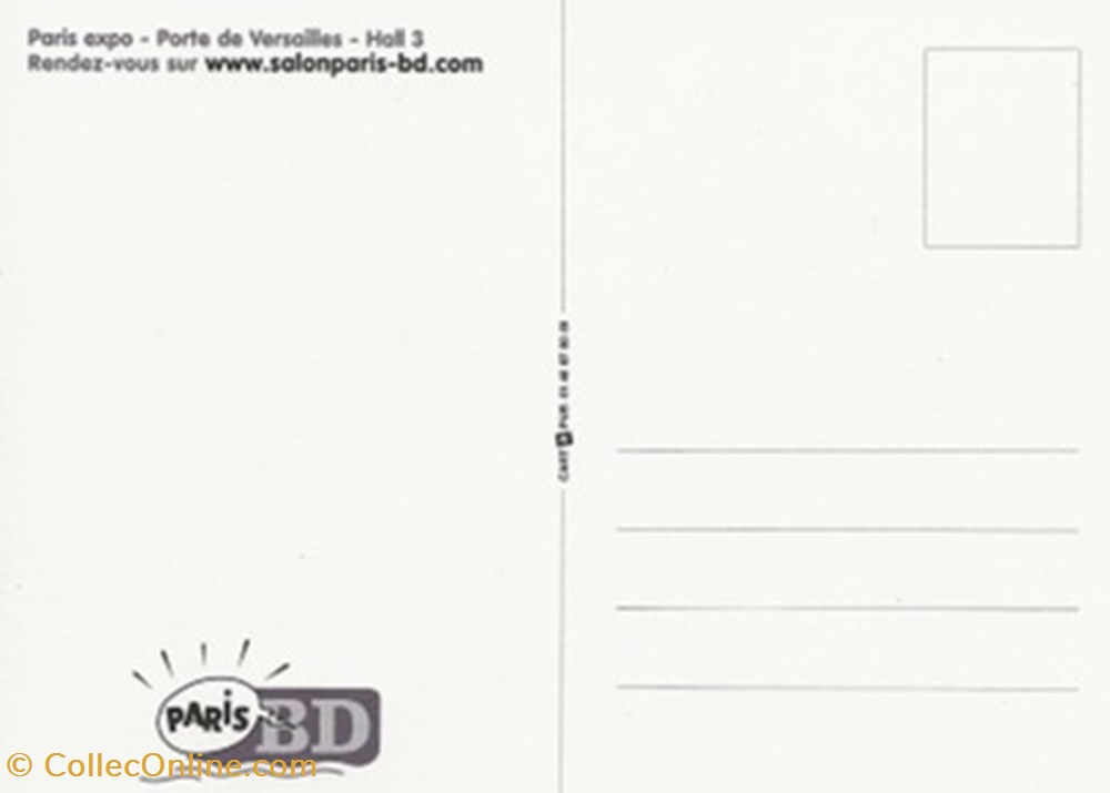 cartes postales bande dessinee paris 75 2002