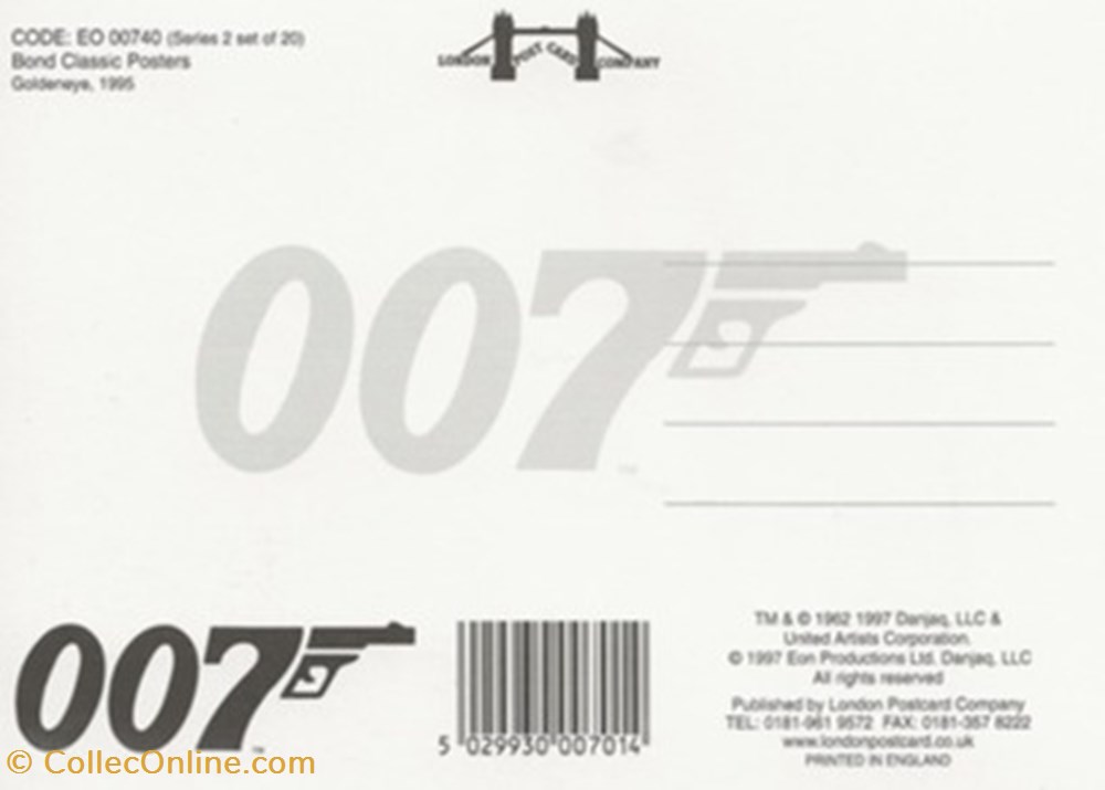 Goldeneye 2 cartes postales autres goldeneye