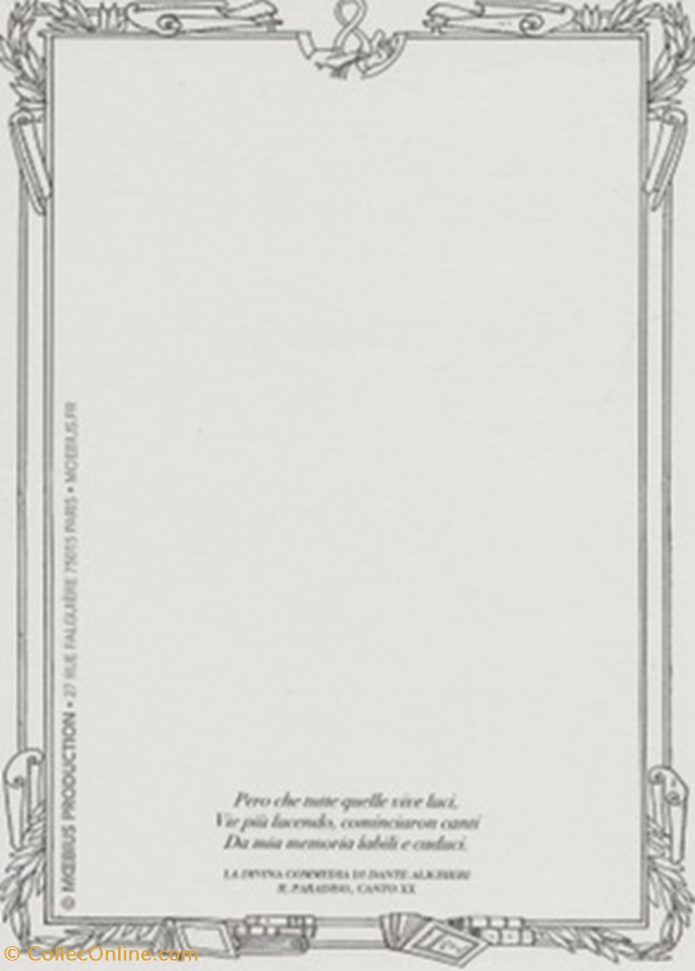 Paradiso 2 cartes postales bande dessinee paradiso