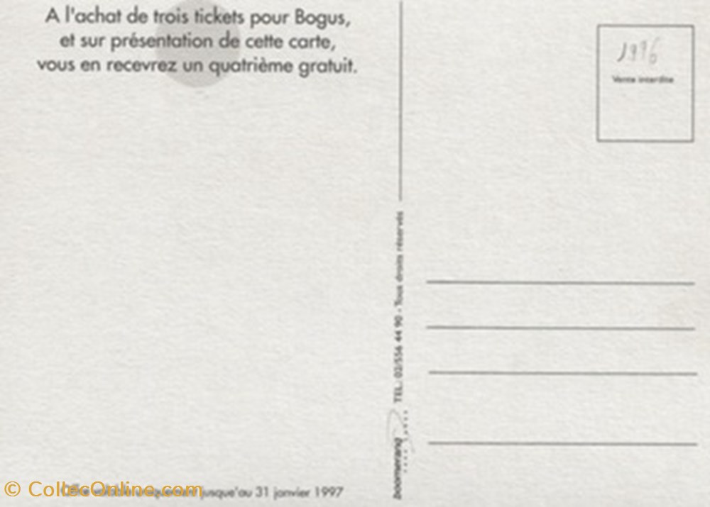 Bogus 4 cartes postales autres bogus