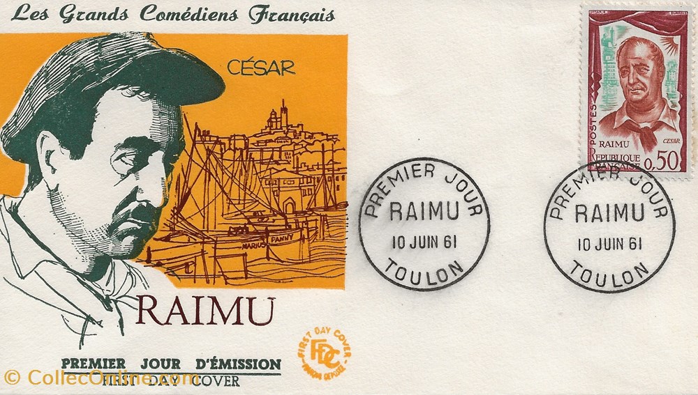 timbres toulon 83 1961 raimu