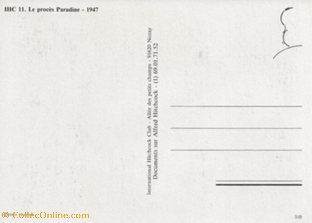cartes postales autres le proces paradine