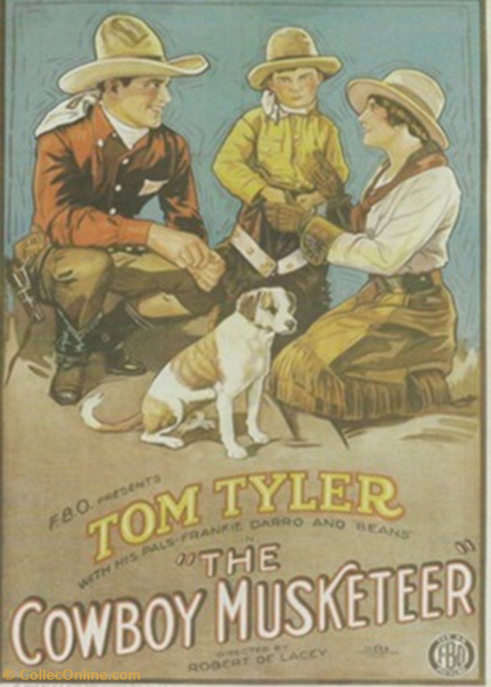 cartes postales autres the cowboy musketeer