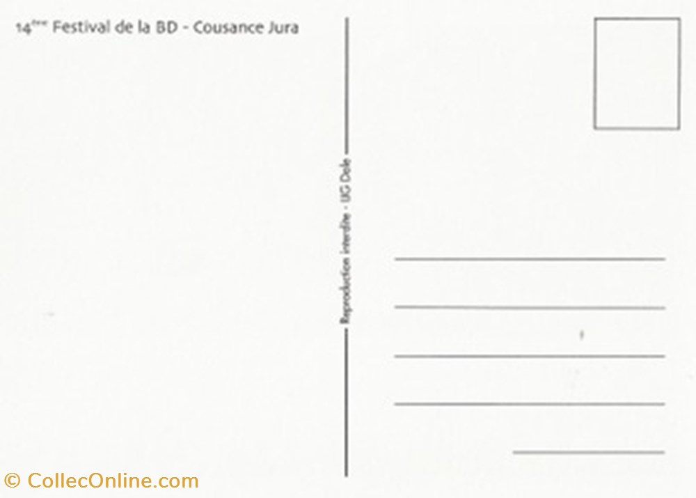 Cousance (39) 2003 cartes postales bande dessinee cousance 39 2003