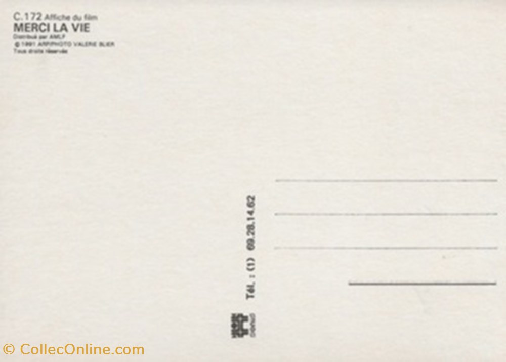 Merci la vie cartes postales autres merci la vie
