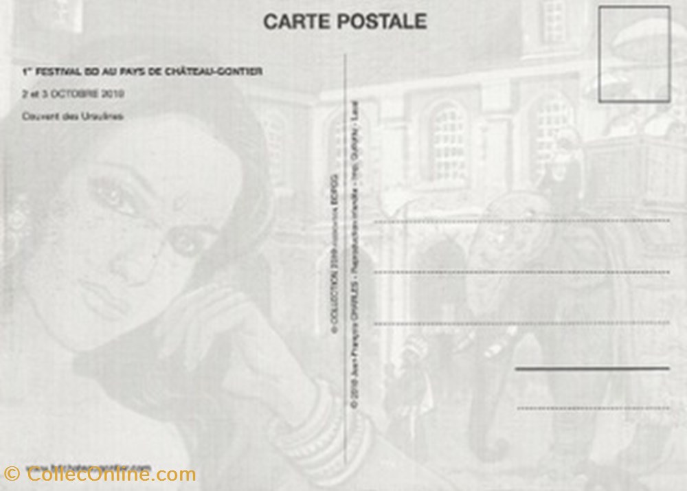 Château-Gontier (55) 2010 cartes postales bande dessinee chateau gontier 55 2010
