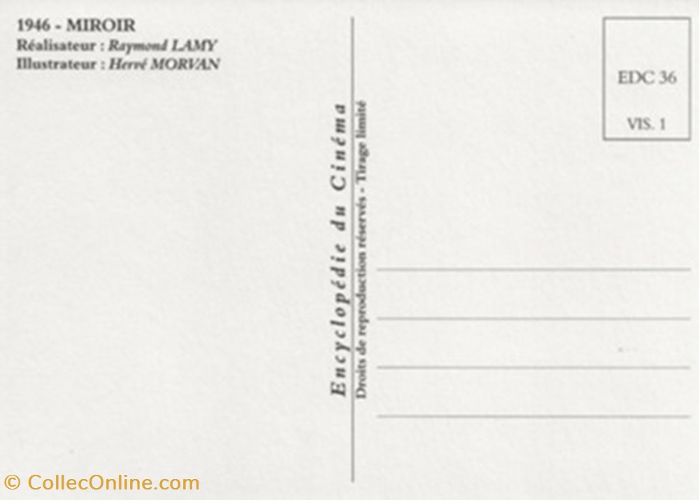 cartes postales autres miroir