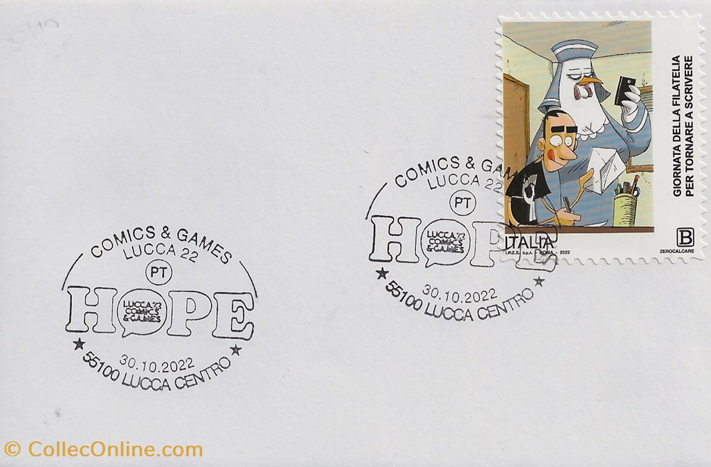 Lucca (Italie) 2022 Lucca comics & games 3 timbres lucca italie 2022 lucca comics games