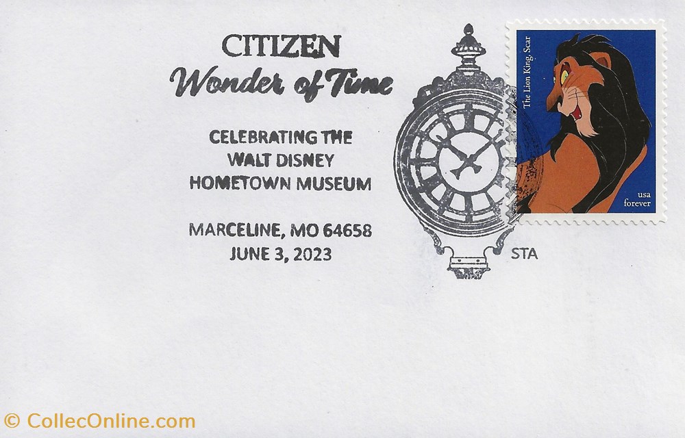 Marceline (Etats-Unis) 2023 Citizen Wonder of Time timbres marceline etats unis 2023 citizen wonder of time