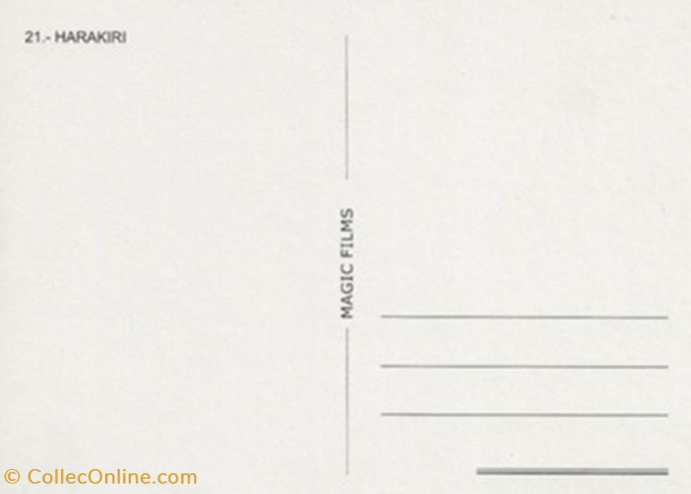 cartes postales autres harakiri