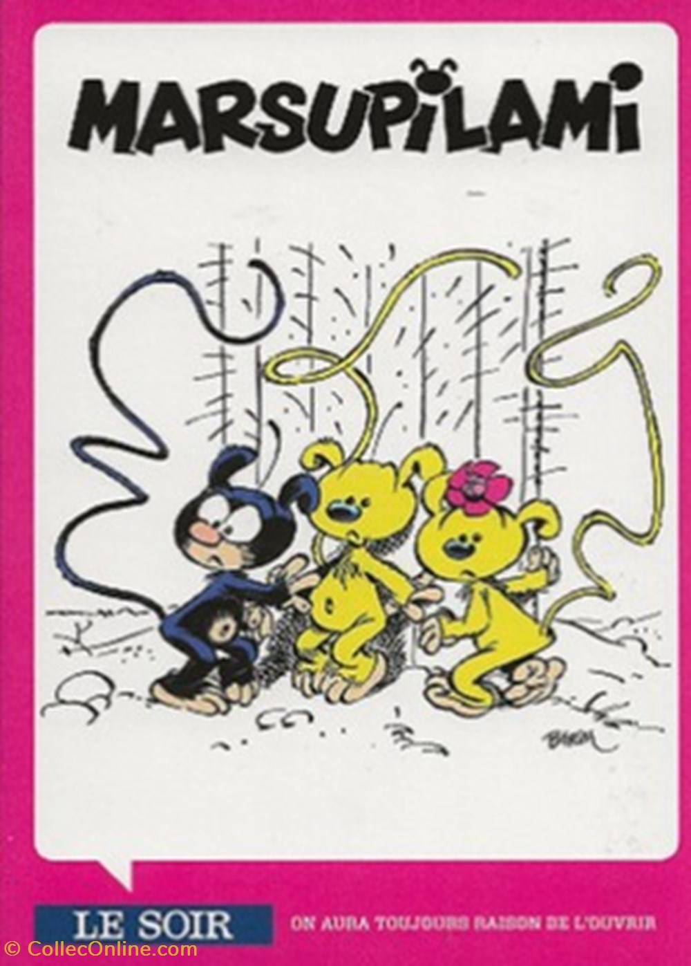 Marsupilami cartes postales bande dessinee marsupilami
