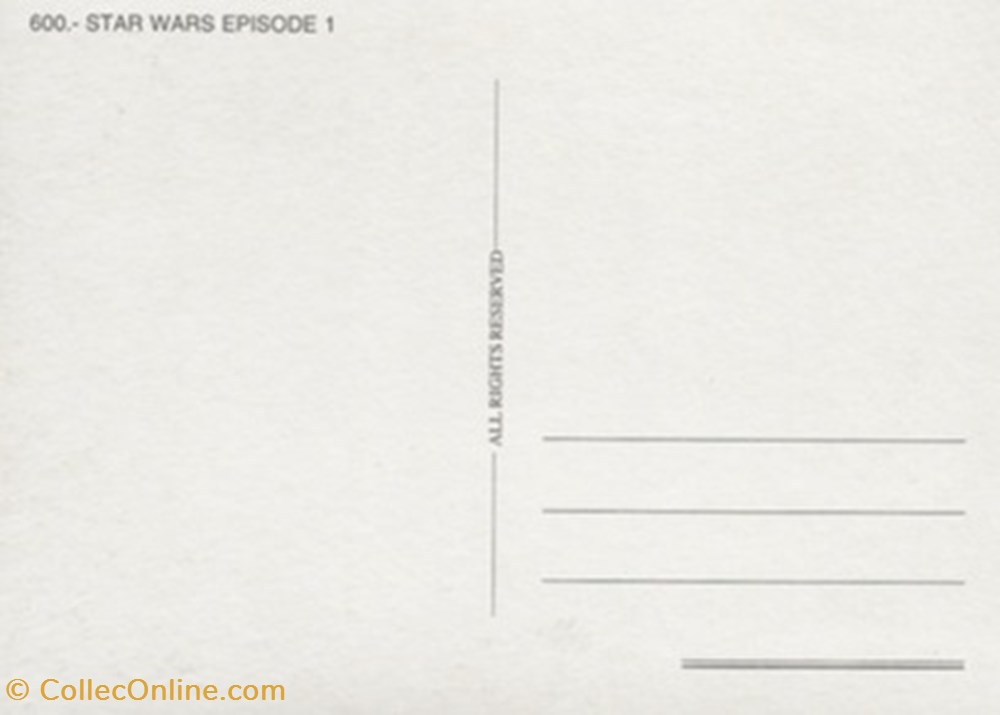 Star wars : episode I The phantom menace cartes postales autres star wars episode i the phantom menace