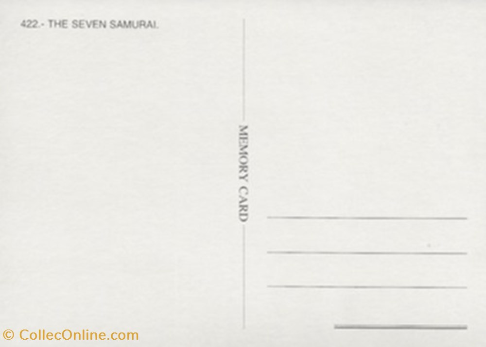 Shichinin no samurai cartes postales autres shichinin no samurai