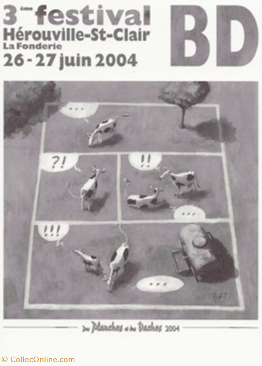 cartes postales bande dessinee herouville st clair 14 2004