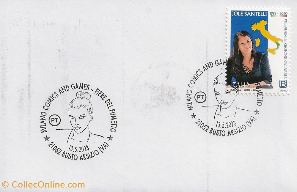 timbres busto arsizio italie 2023 fiera del fumetto milano comics games