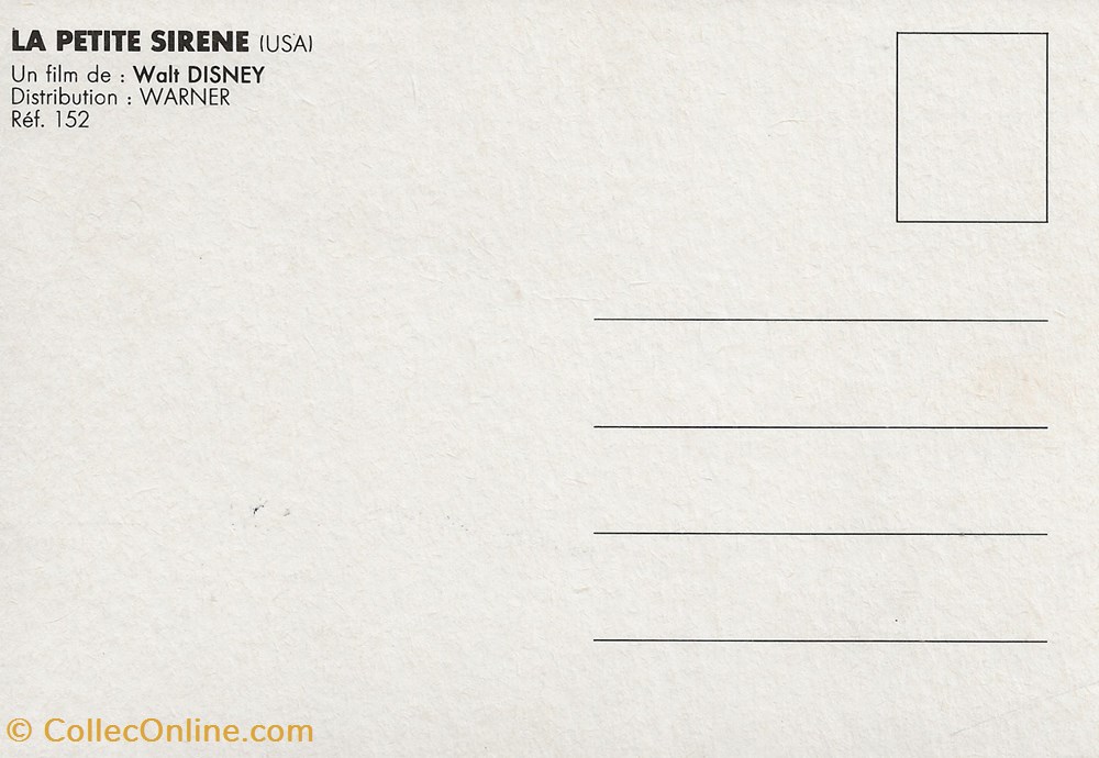 La petite sirène cartes postales autres la petite sirene
