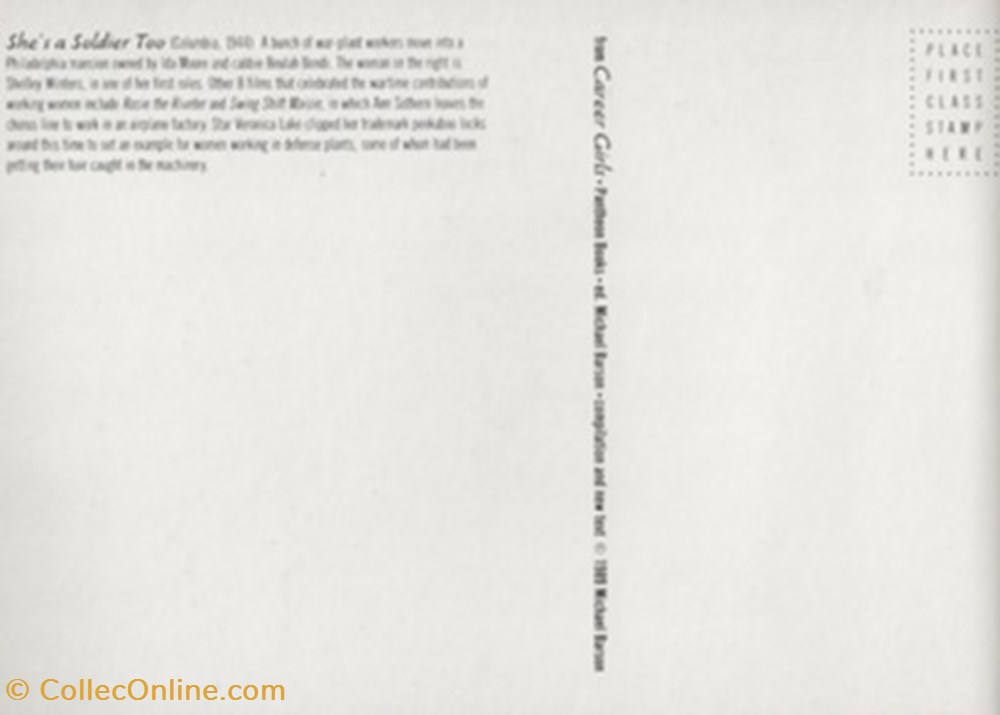 cartes postales autres she s a soldier too