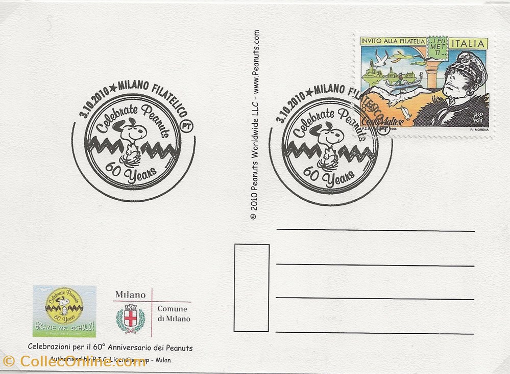 timbres milano italie 2010 celebrate peanuts