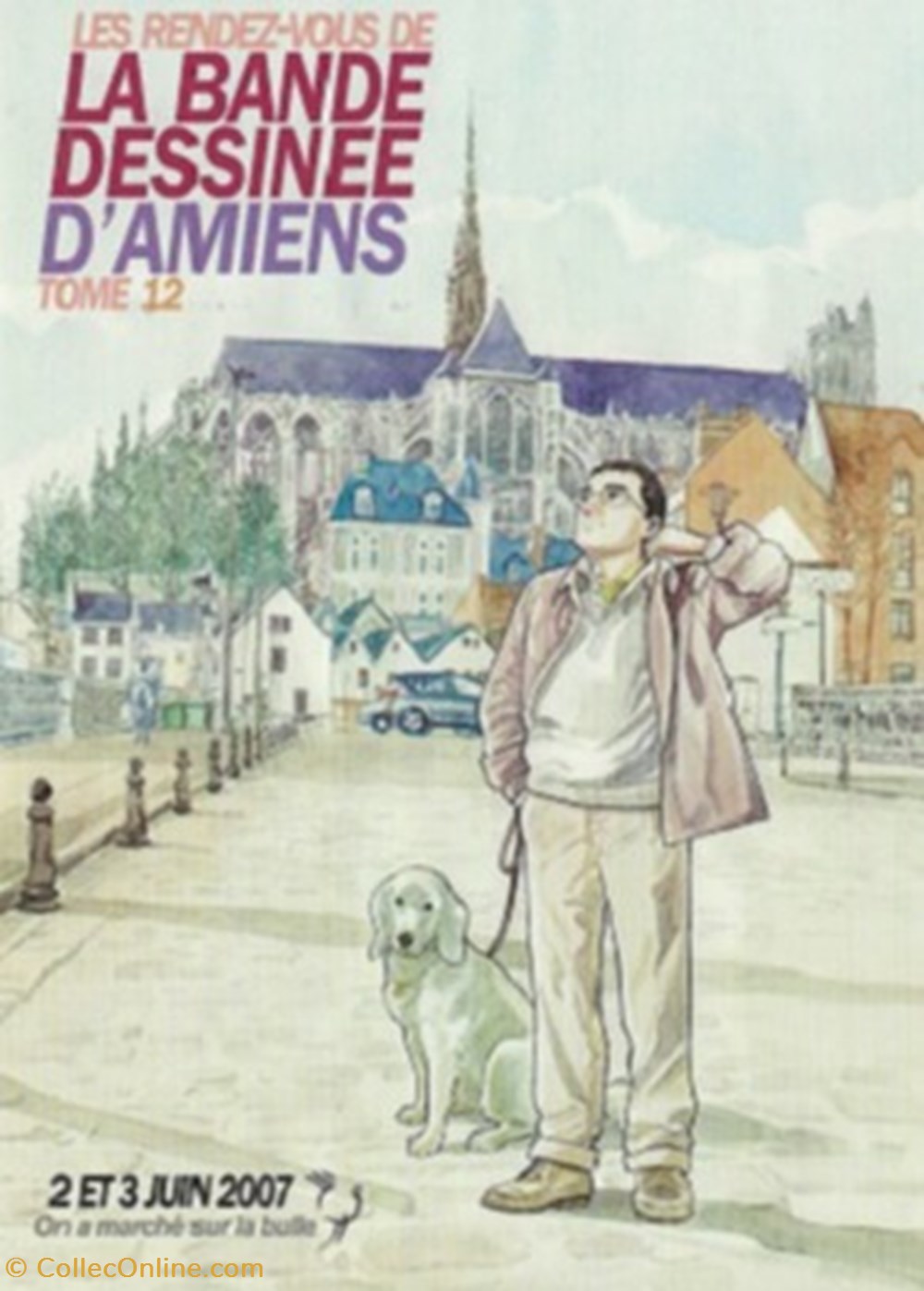 cartes postales bande dessinee amiens 80 2007