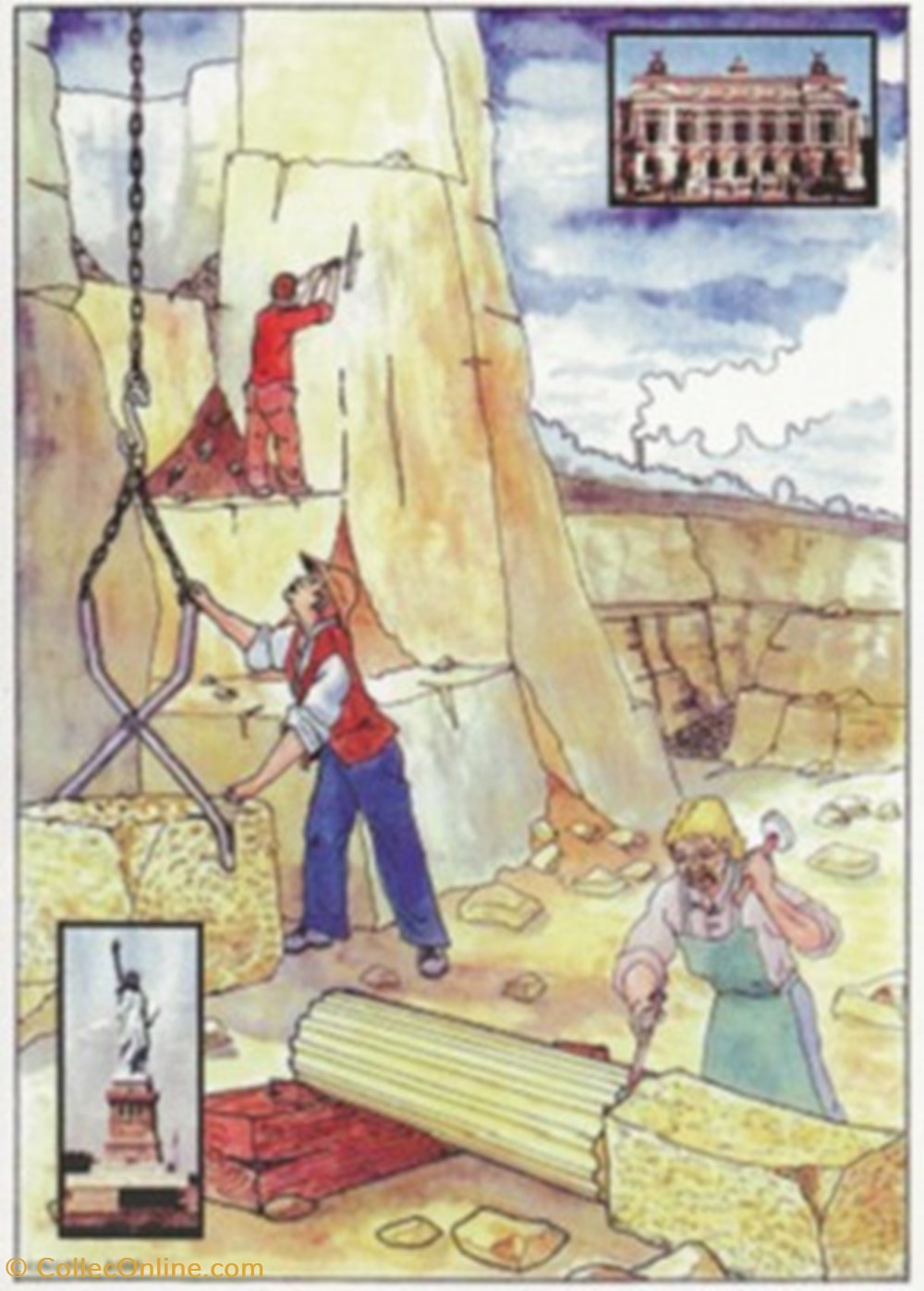 Damparis (39) 2000 cartes postales bande dessinee damparis 39 2000