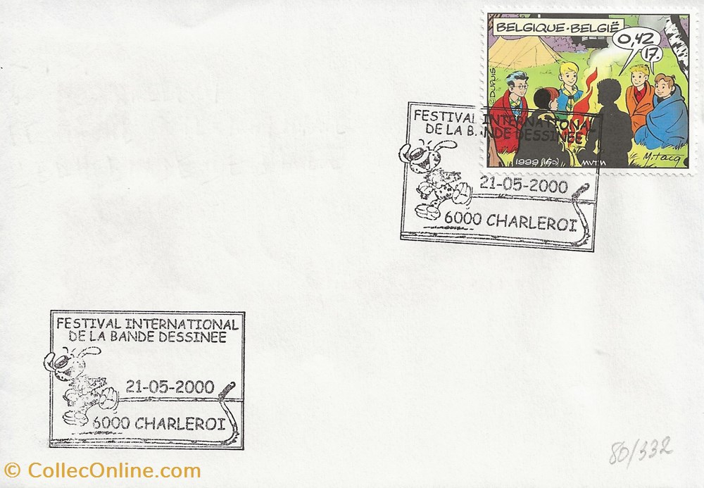 timbres charleroi belgique 2000 festival international de la bande dessinee