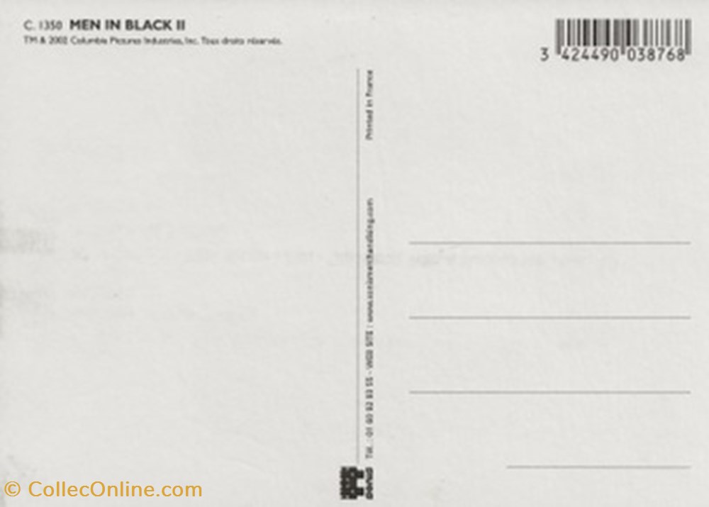 Men in black II cartes postales autres men in black ii