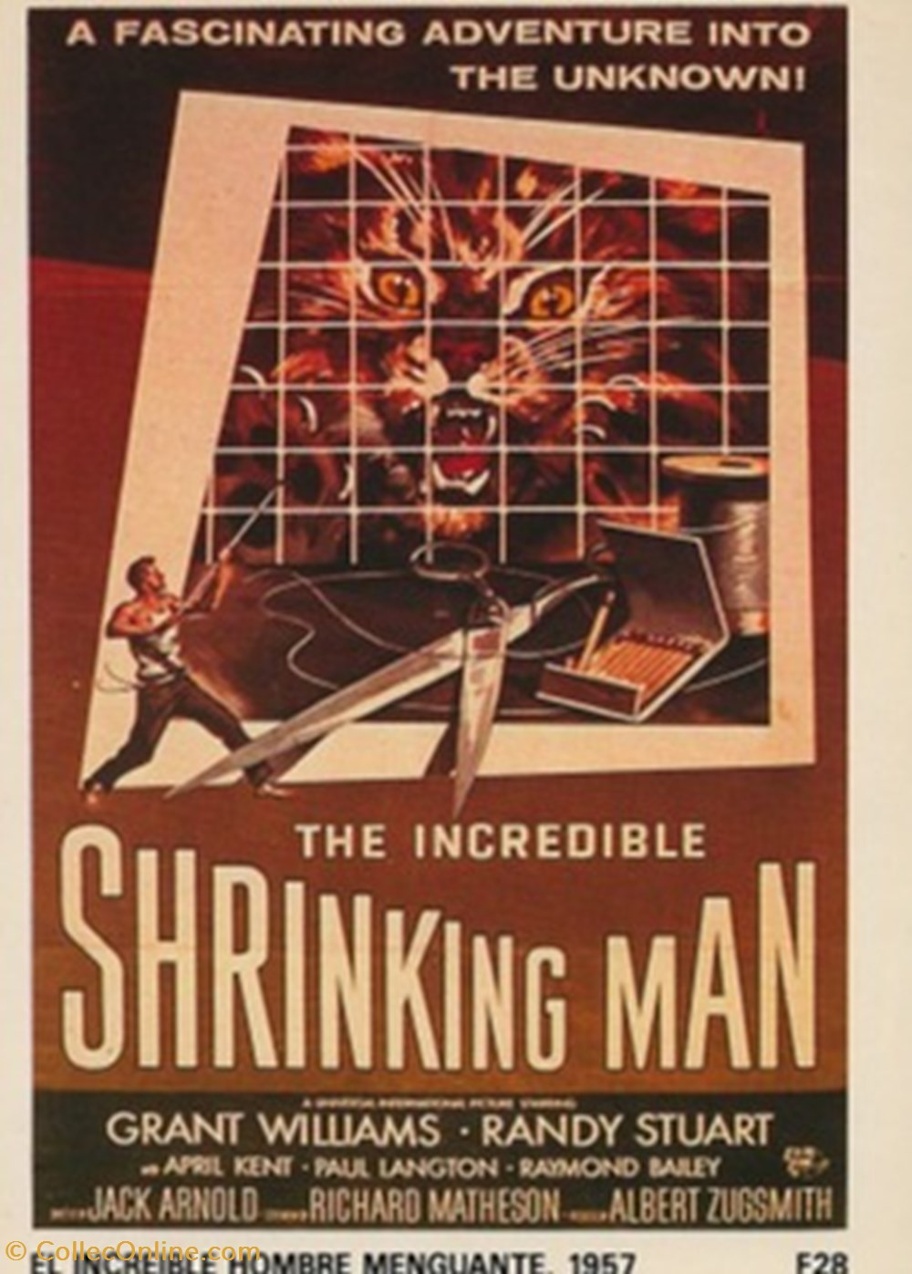 The incredible shrinking man cartes postales autres the incredible shrinking man