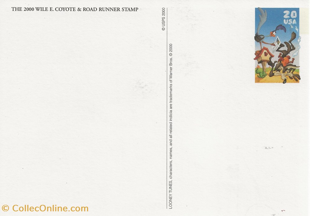 Phoenix (Etats-Unis) 2000 Vile E Coyote & Road Runner 5 timbres phoenix etats unis 2000 vile e coyote road runner