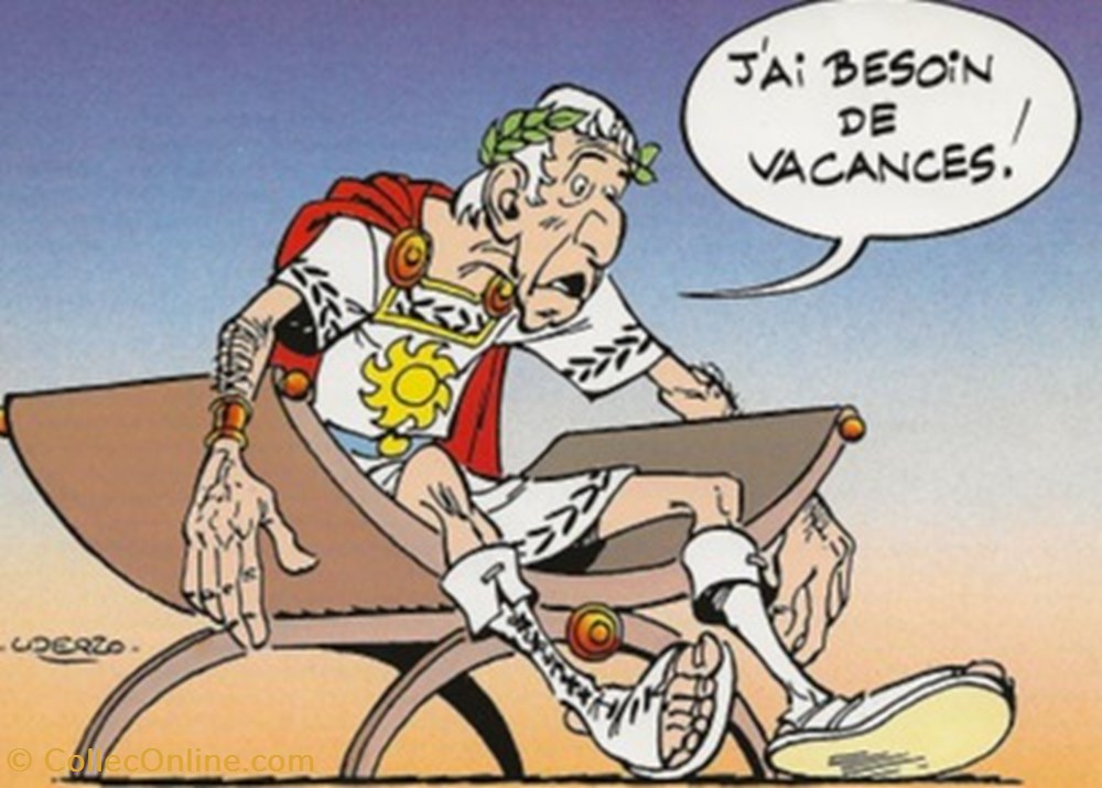 Astérix cartes postales bande dessinee asterix