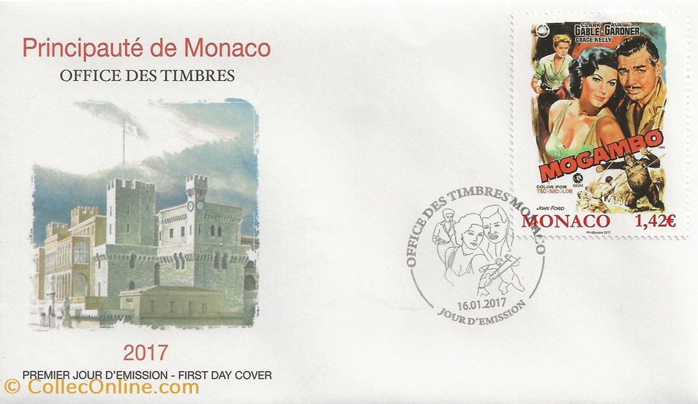Monaco (Principauté de Monaco) 2017 timbres monaco principaute de monaco 2017