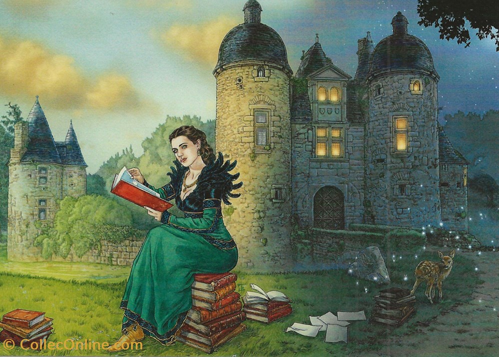 Château-Gontier (55) 2023 3 cartes postales bande dessinee chateau gontier 55 2023