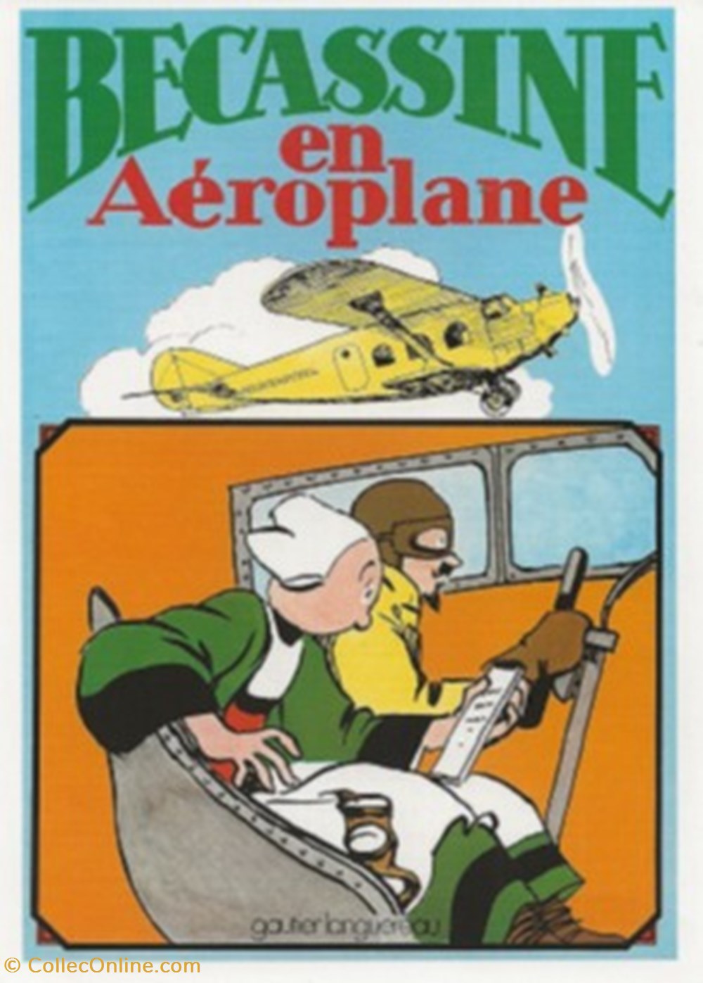 Bécassine cartes postales bande dessinee becassine