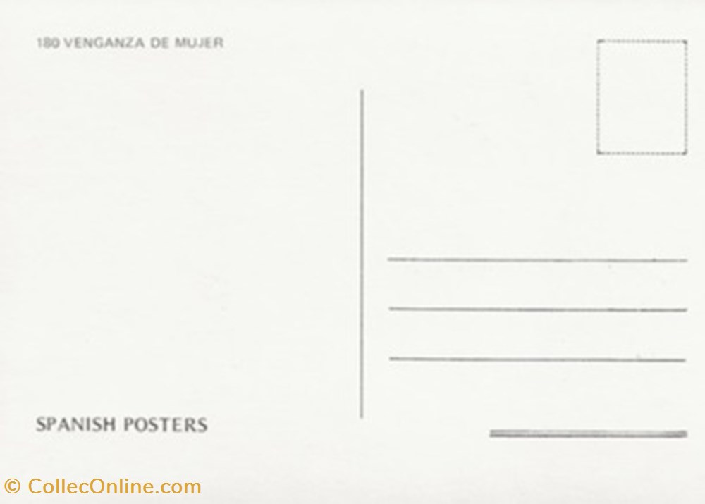 cartes postales autres venganza de mujer