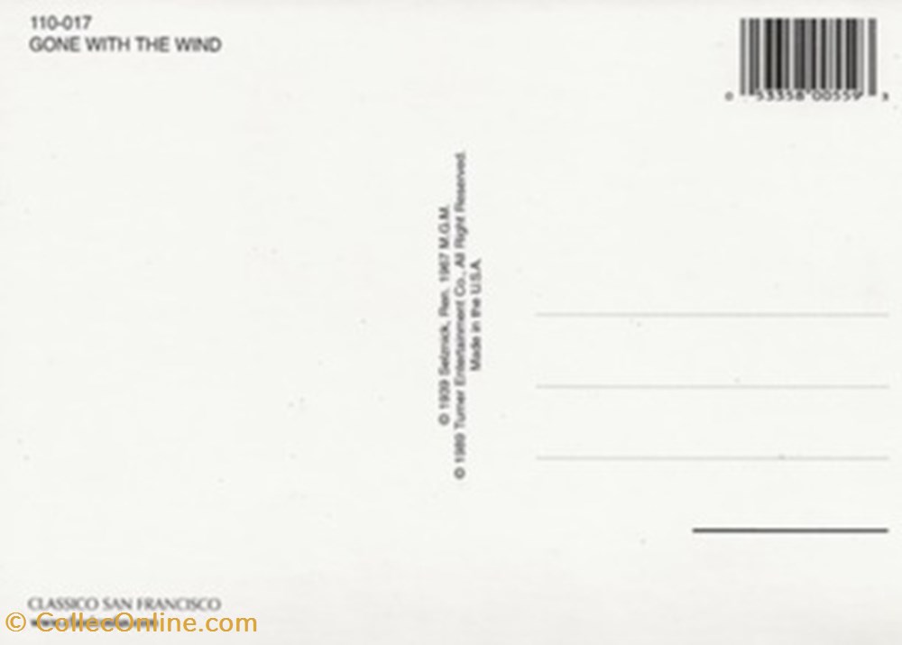 Gone with the wind cartes postales autres gone with the wind