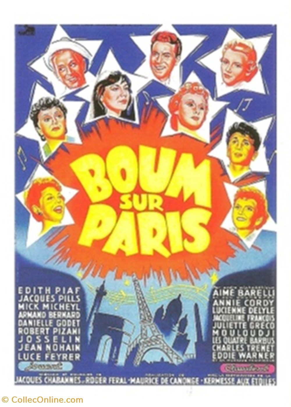 cartes postales autres boum sur paris