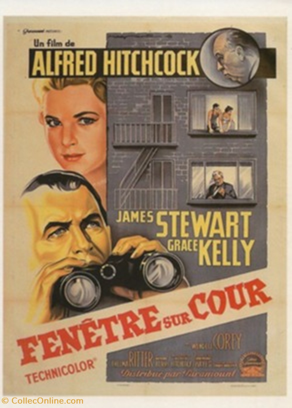 cartes postales autres fenetre sur cour