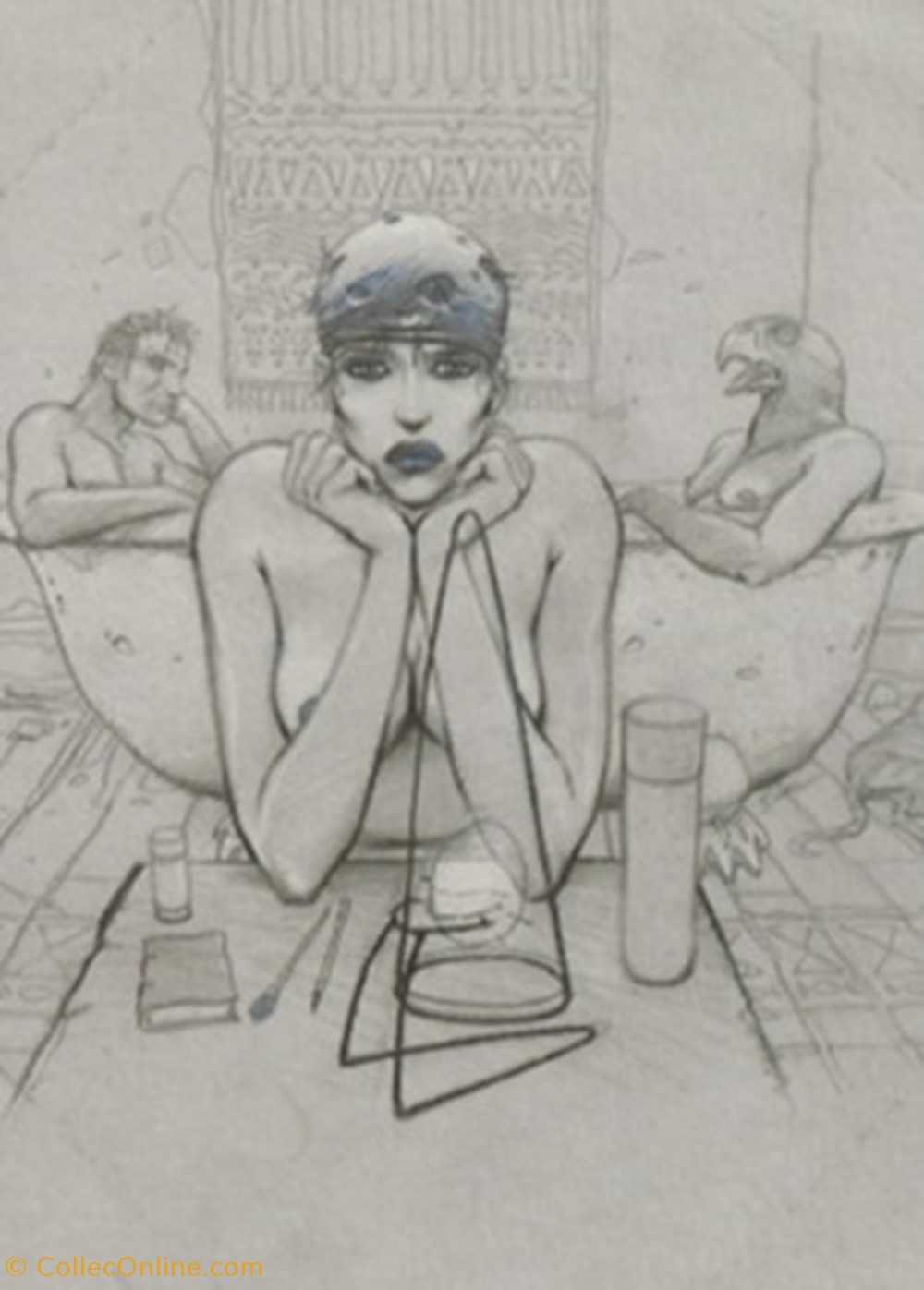 Enki Bilal cartes postales bande dessinee enki bilal