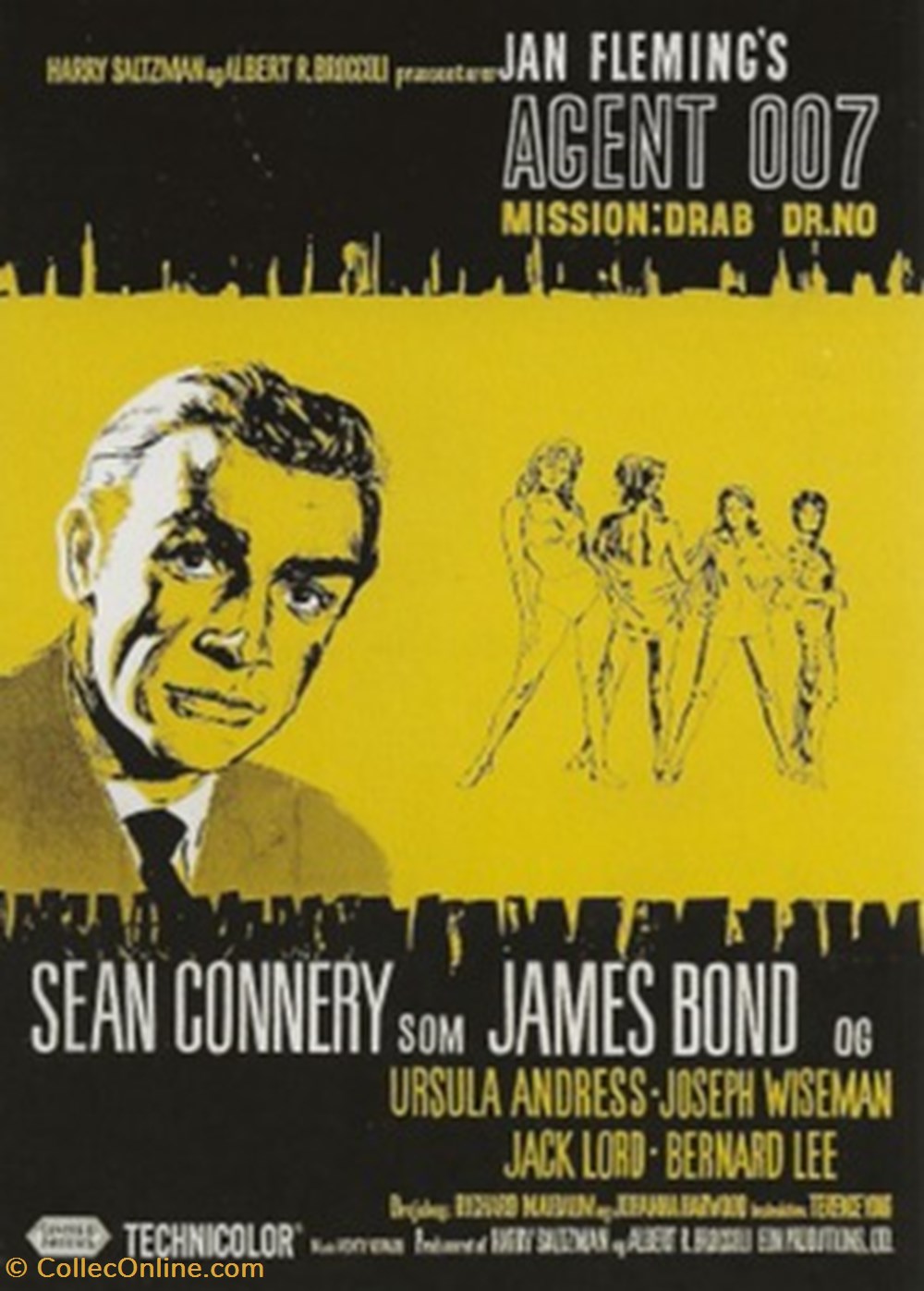 Agent 007 Mission: Drab Dr. No cartes postales autres agent 007 mission drab dr no