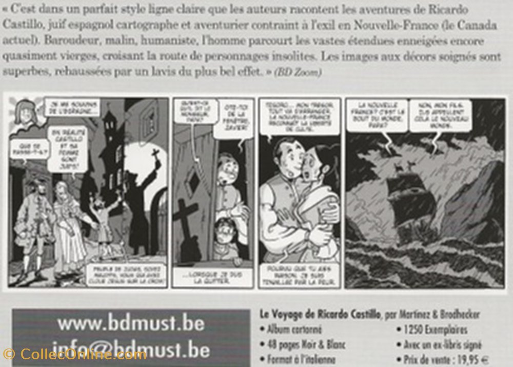Ricardo Castillo cartes postales bande dessinee ricardo castillo