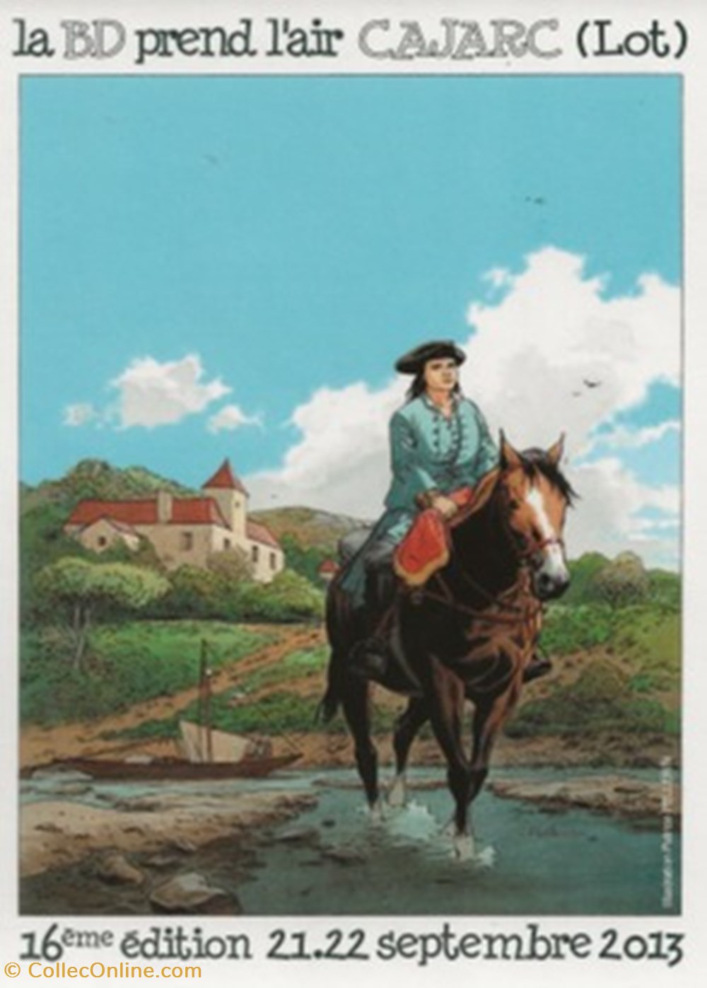 Cajarc (46) 2013 cartes postales bande dessinee cajarc 46 2013