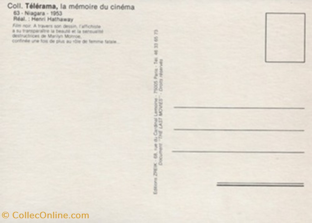 Niagara cartes postales autres niagara