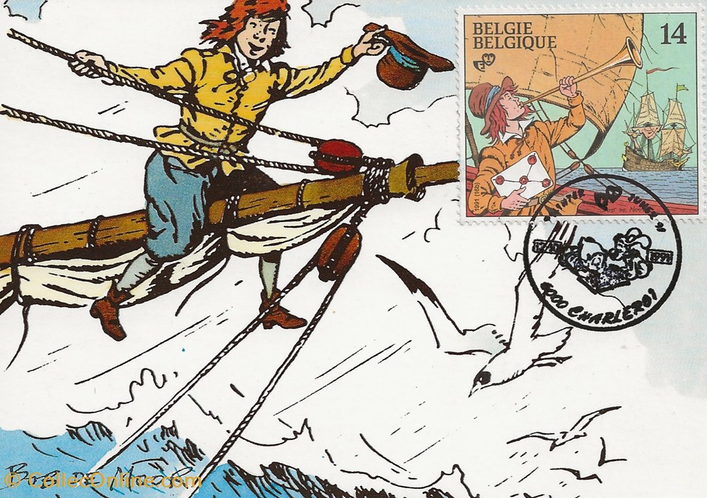 cartes postales bande dessinee cori le moussaillon