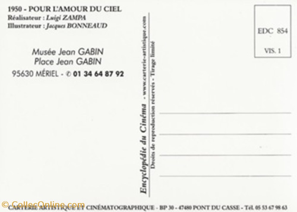 cartes postales autres pour amour du ciel